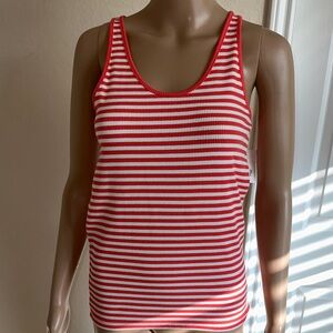 96%Cotton GAP Red and White Striped Tank Top.